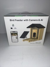 Smart Bird Feeder with Camera HD  AI Bird Recognition Solar Powered Outdoor