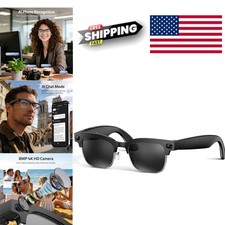 AI Smart Glasses with Photo Recognition and Bluetooth Connectivity for Daily Use