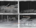 1910s Shipyard Fire Skeletons of Wood Hulled Schooners Film Camera Negatives #3 — photo 2