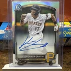 2025 Bowman Chrome Prospect Autographs Konnor Griffin #CPA-KG Ref auto /499
