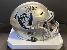Bo Jackson Autographed Raiders Midi Speed Flex Helmet Beckett Witnessed COA