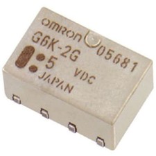 2PC OMRON ELECTRONIC COMPONENTS G6K-2G DC5 RELAY TELECOM DPDT 1A 5V