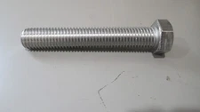 18-8 SS,  M18 X 2.5 mm Thread, 110 mm Long, Fully Threaded Hex Head Screw