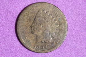 Estate Find 1864 - Indian Head Cent #K59948