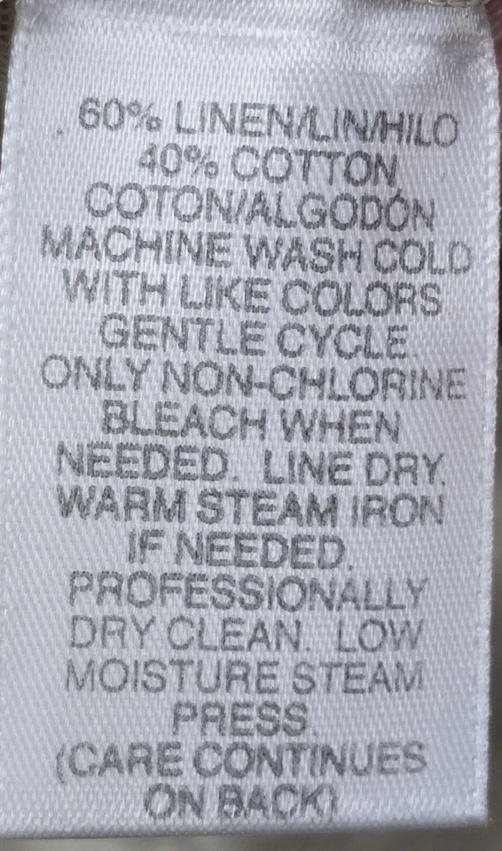 Conjunto de 2 Pantalones Susan Bristol Informales Mezcla de Lino Conjunto Túnica Camisa L Pantalones 14 Foto 4 de 4