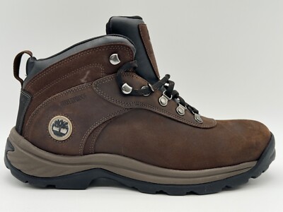 Timberland Flume Mens Brown Waterproof Trail Hiking Boots SZ 10 WIDE 18128 Timberland Flume Mens 9.5 Brown Waterproof Trail Hiking  main image 2
