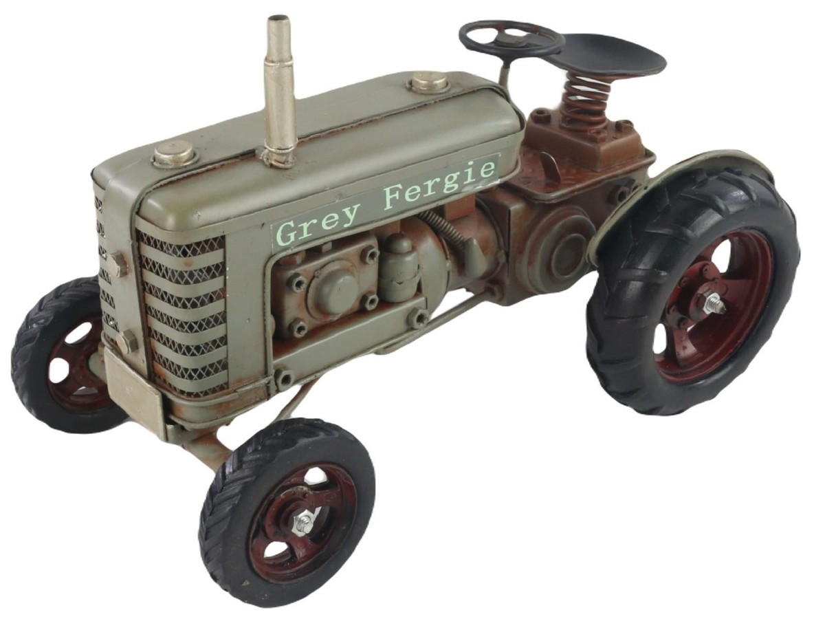 Vintage Collectable Grey Fergie Tractor Scale Model UK