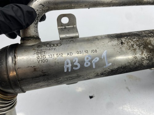 AUDI A3 8P Cooler for Exhaust Gas Recirculation 03G131512AD 1.9 TDI 03-2010 - Picture 13 of 13