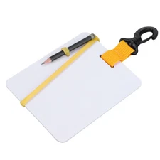 Durable Writing Slate With Pencil For Underwater Note Taking