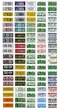 1/25 scale model car assorted USA Colorado license plates state tags 1:25