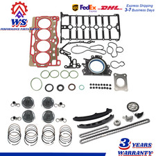 For VW 14-17 1.6T Engine Overhaul Rebuild Kit/Timing chain/Pistons Rings EA211