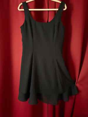 Vintage Hampton Nites Black Dress Size 12 Sleeveless Cocktail