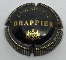 DRAPPIER - N° 07 - CAPSULE DE CHAMPAGNE - DRAPPIER AU CENTRE - NOIR ET OR, STRIÉ