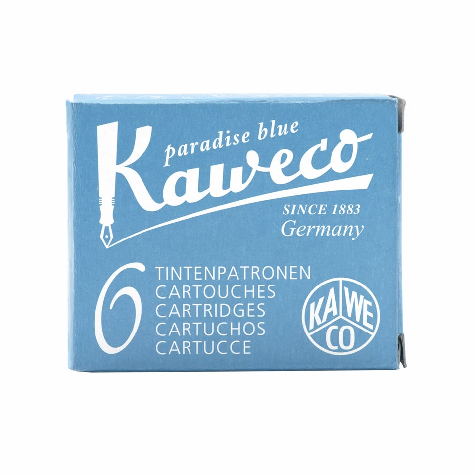Kaweco Tintenpatronen paradise blue 6-er