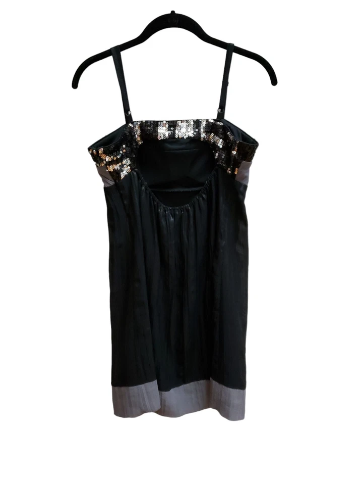 Vestido Hype Para Mujer Talla 8 Negro Adornado Sin Mangas Mini Fiesta Cóctel... Foto 2 de 4