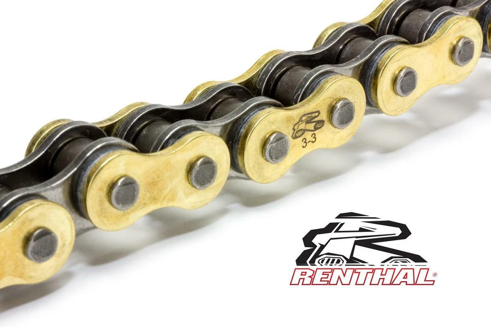 Cadena junta tórica de oro Aprilia SXV550 06-12 Renthal 520-R3 520 x 112 eslabones Foto 2 de 4