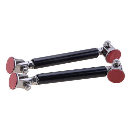 Barra de soporte parachoques delantero negro ajustable 10 cm coche - Imagen 4 de 7