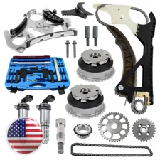 Engine Timing Chain Kit Camshaft Sprocket Valve Tool For BMW 135I 535I 640I 3.0L