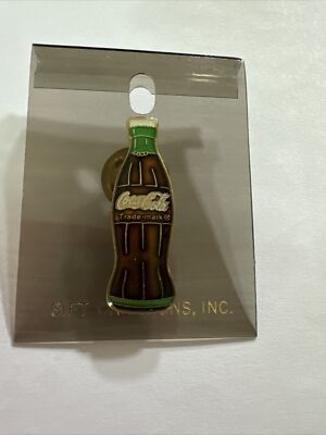PIN COCA COLA BOTTLE Brown & Green