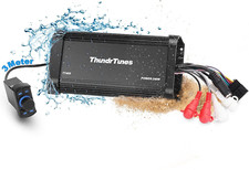 Bluetooth Marine Amplifier 60W X 4 Channel - Class D Full Range Powersport Amp -