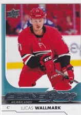 17/18 UD SERIES 1 LUCAS WALLMARK YOUNG GUNS RC SP ROOKIE #207