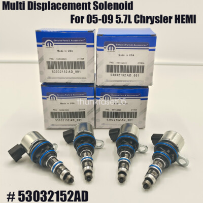 4PCS 53032152AD Multiple Displacement Solenoid MOPAR For Dodge Ram 2500 Jeep