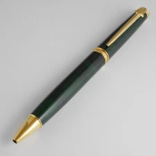 CARAN d'ACHE CdA GENEVE Marble Green Lacquer Ballpoint Pen FREE SHIPPING