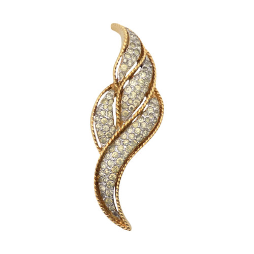 VINTAGE PANETTA DOUBLE STRAND BROOCH 8.3GR #1008