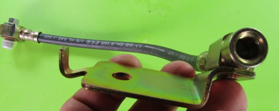 1992-1997 Ford Mercury Grand Marquis Rear Outer Brake Hose Line p/n BH132345 - Image 4 of 4