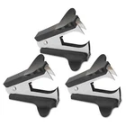 3 Count Universal Staple Remover Jaw Style Black/Silver