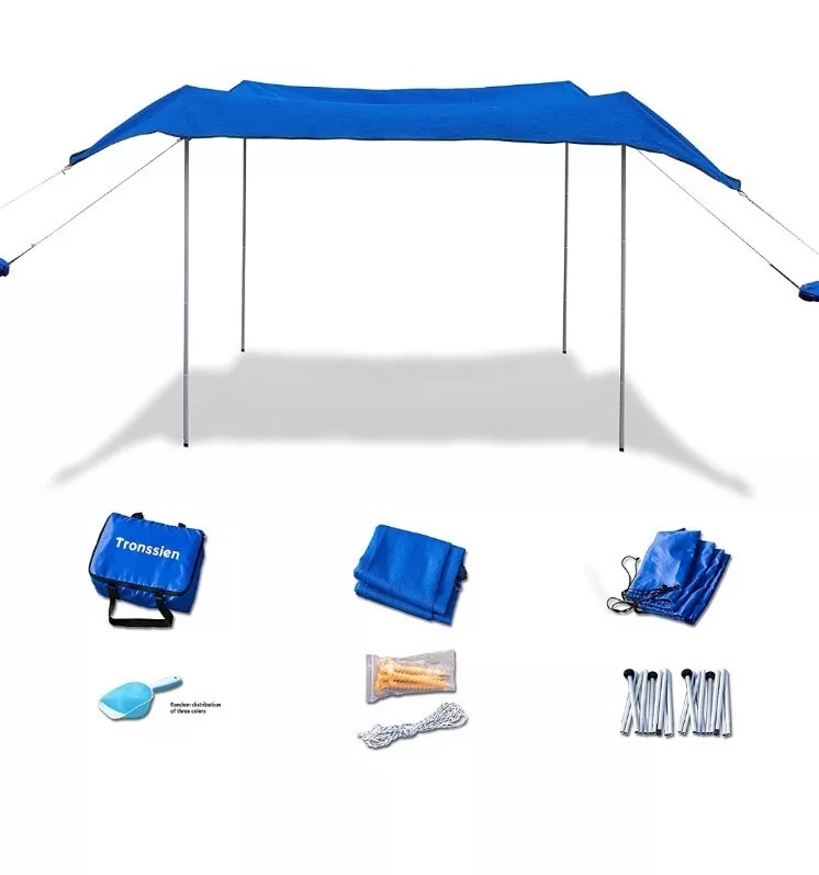 Large top sun shelter