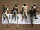 Lot of 4 STAR WARS figures guns weapons Kenner Weequay Klaatu etc