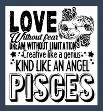 Love Without Fear Kind Like Angel Creative Pisces Zodiac Sign Astronomy MAGNET