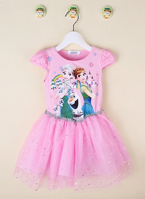 Frozen Fever - Elsa Anna - Vestito Tutù Bambina - Girl dress