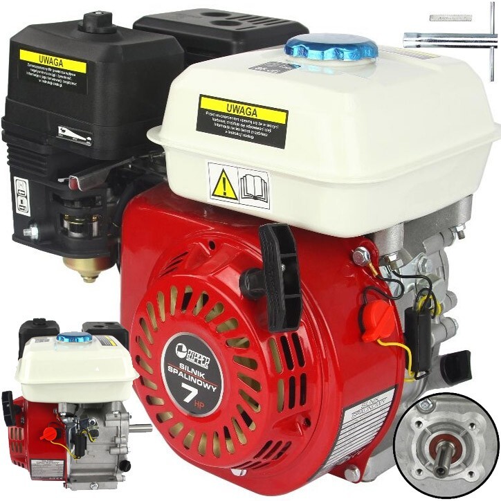 Motore Benzina 7cv 223Ccm Motore Kart Motore Stazionario 4 Tempi Motore Industriale Albero 20 Mm