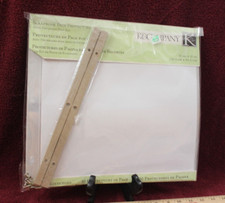 K  Company Scrapbook Page Protectors - 12x12 10 protectors Expansion Post Kit