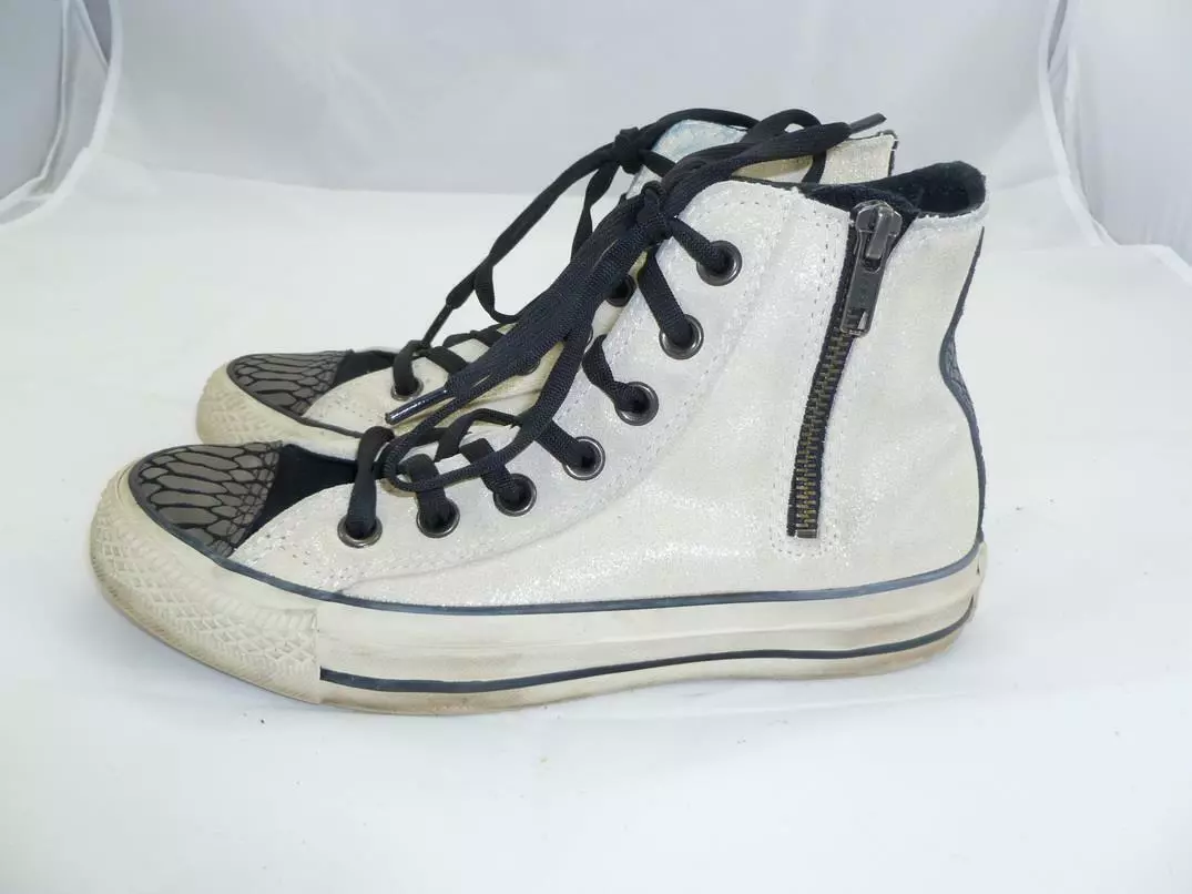 BASKETS HI CONVERSE CHUCK TAYLOR D OCCASION M 4 W 6 36 5 SPARKLY LEATER ALL STAR