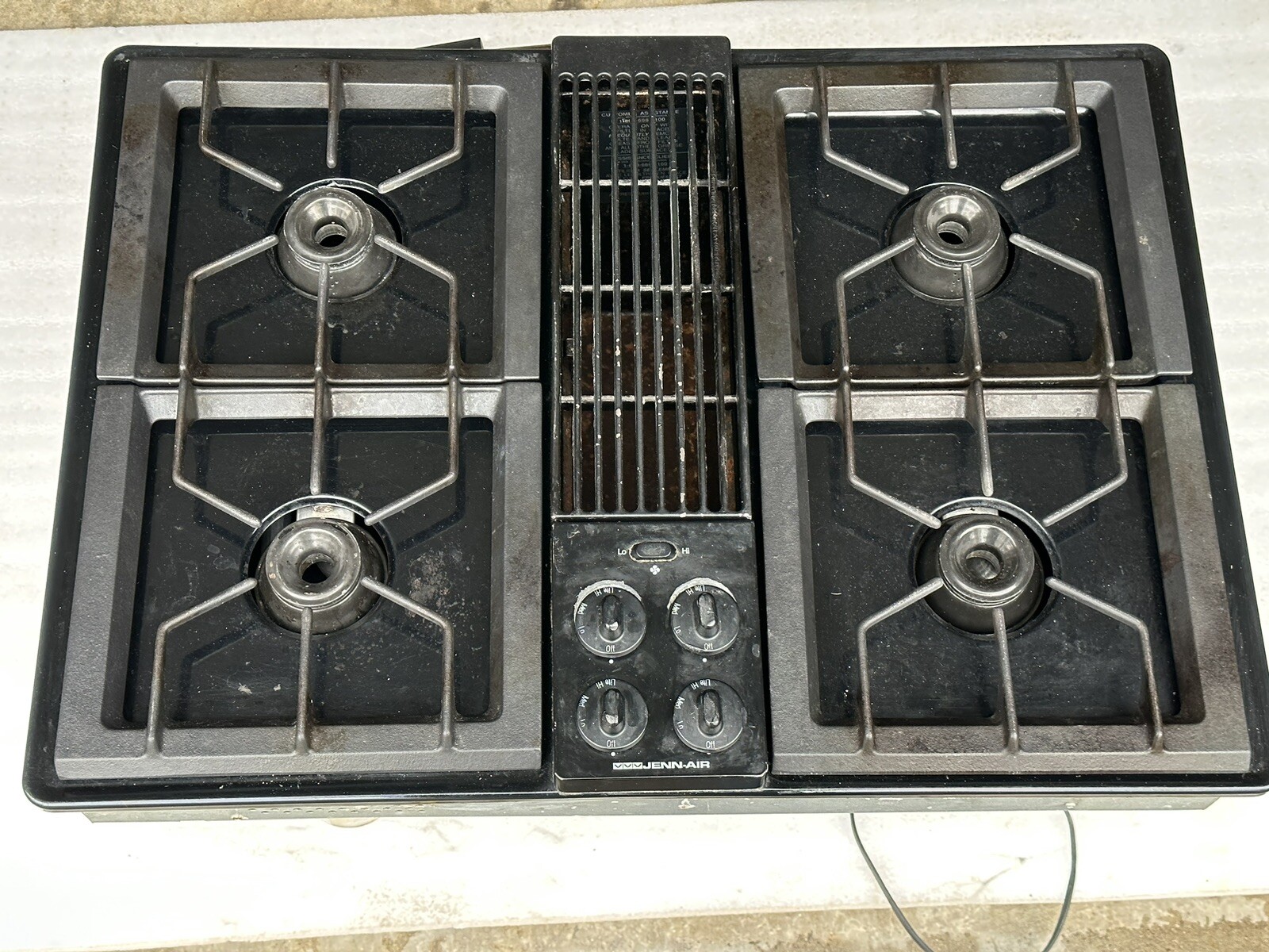 Jenn Air CVG4280B Downdraft 30” Gas cooktop TESTED eBay