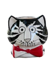 Vtg Kliban Cat With Red Bow Tie Sigma The Taste Setter Mug Coffee Cup 1970’s