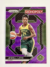 2024 Panini Monopoly Prizm WNBA JEWELL LOYD #WNBA PURPLE WAVE PRIZM SP #24