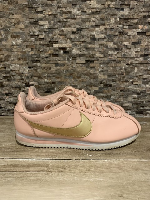 nike classic cortez leather pink