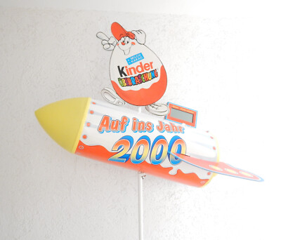 Ferrero Ü-Ei Rakete Millenium 1999/2000 Rarität (nur Abholung) Sylvester SELTEN