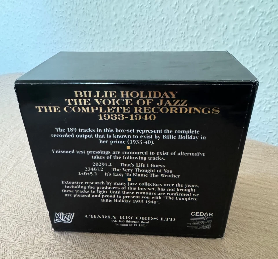 Billie Holiday The Complete Recordings 1933-1940 (8 CD Box Set) - Bild 3 von 3