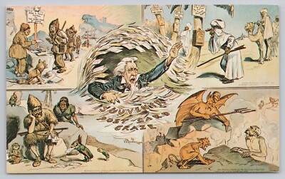 Metropolitan Collectors Club Puck Cartoon Sy Seidman New York City NY Postcard