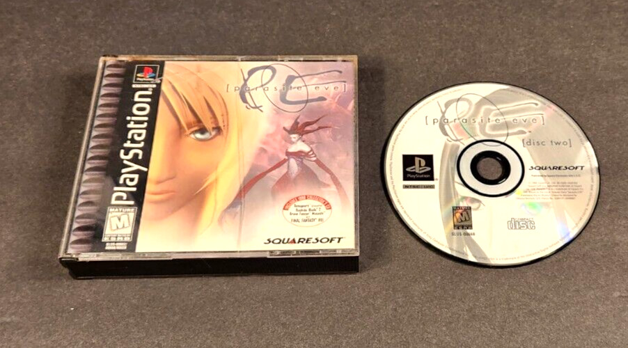 Parasite Eve (Sony PlayStation 1, 1998) PS1 Discs And Case No