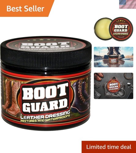Leather Dressing, Restores & Conditions Boots, Shoes, Jackets, Saddles, 5 oz