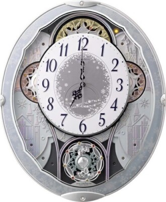 SEIKO 4MN537RH04 RHYTHM Wall Clock Radio Clock Analog Karakuri 30