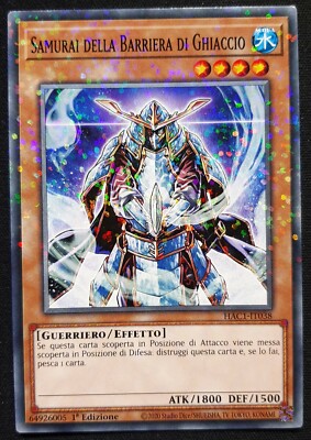 SAMURAI OF THE ICE BARRIER Foil DUEL TERMINAL FAC1-IT038 YUGIOH