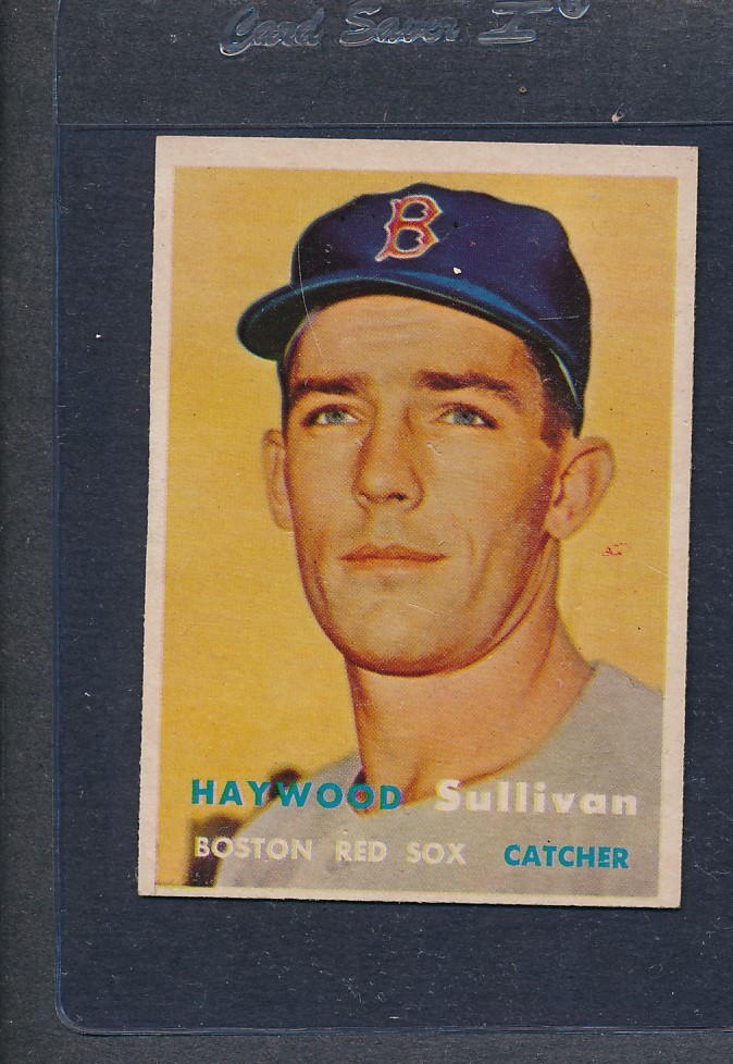 1957 Topps #336 Haywood Sullivan Red Sox EX *493 | eBay