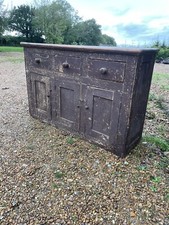 Painted Pine Kitchen Larder Dresser Base Original Paint. Delivery Available.
